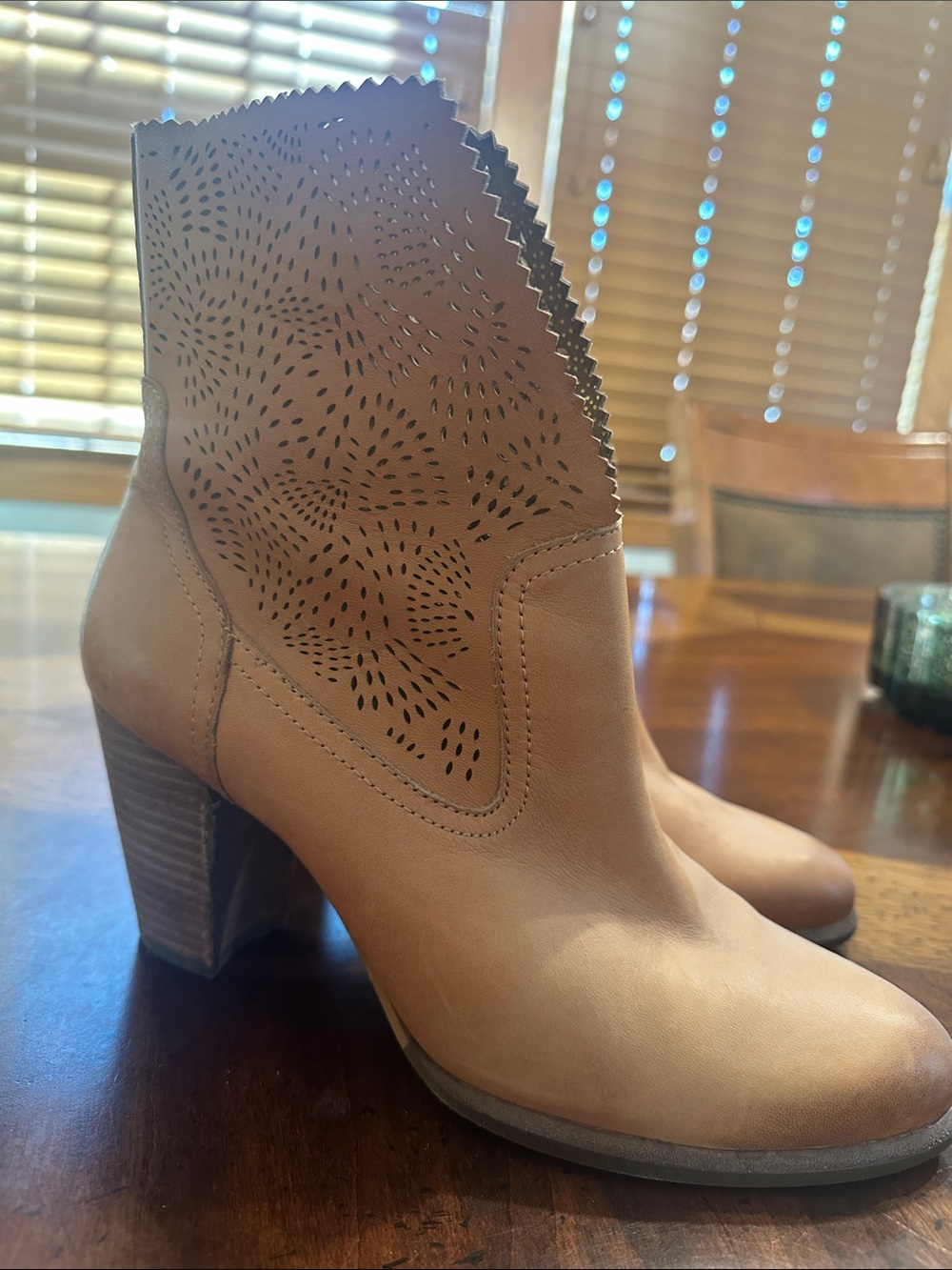 Ugg pierced leather bootie